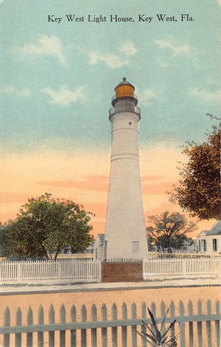 1910 key west light house - c.1910,