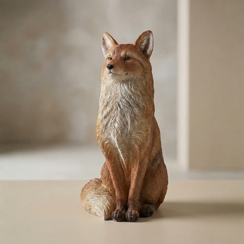 Scultura volpe seduta - , hi-line