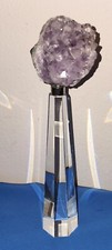 Real Amethyst Stone on Top Of