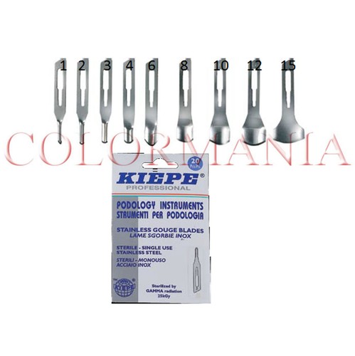 Kiepe lame monouso inox - 20,