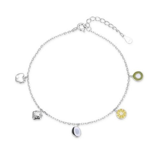 Bracciale donna argento con - bracciale,