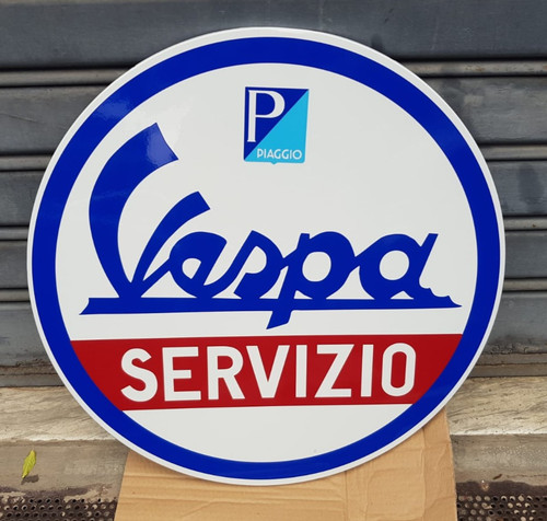Insegna vespa servizio tabella - insegna,