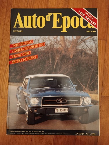 Rivista auto epoca 1992 - rivista, d'epoca