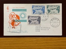 ITALIA FDC VENETIA 1961 - GRONCHI IN SUDAMERICA viaggiata raccomandata