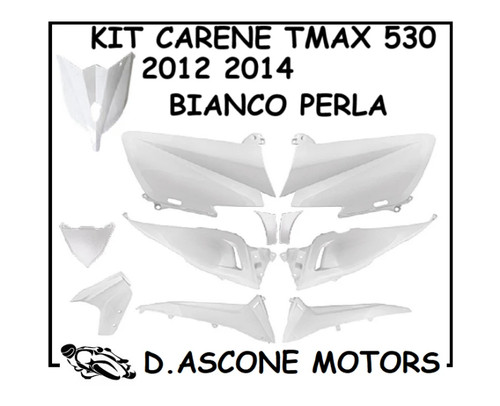 Kit carene tmax 530 bianco - kit,