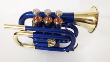 Tromba tascabile blu +