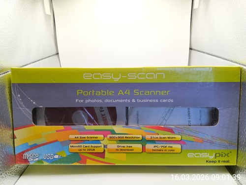 Easypix scanner portatile - portatile, a4