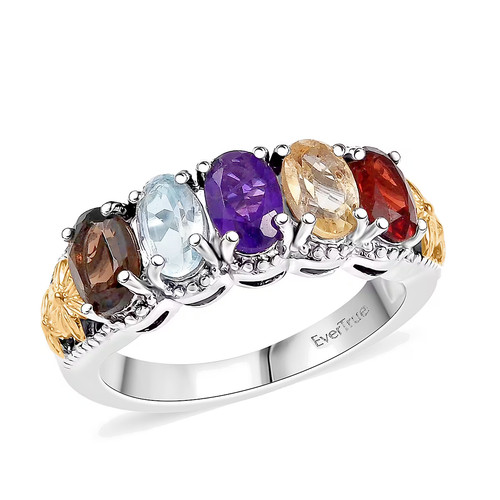 Anello evertrue pietre - anello, 5