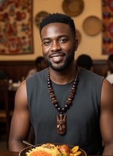 Collana Maschera Africana