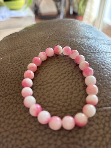 Bracciali bracciale giada rosa - bracciali,