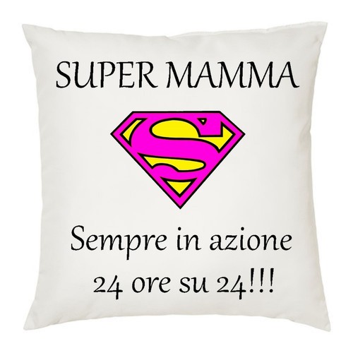 Cuscino scritta super - 40,