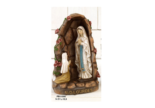 Statua madonna lourdes - madonna, con