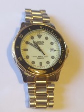 Orologio da uomo subacqueo Lorus 100m V532-7F70 lunetta nera quadrante luminoso