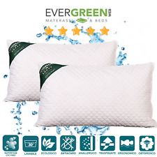 Coppia Cuscini Ortopedico ottimo per Dolori Cervicali con Imbottitura Super Soft