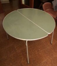 Tavolino Leggero Alluminio Pieghevole Anni 70 Vintage 2 Sedie Campeggio Camping