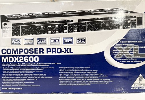 Behringer mdx 2600 composer - mdx-2600,