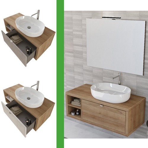 Mobile bagno sospeso 110 - mobile,
