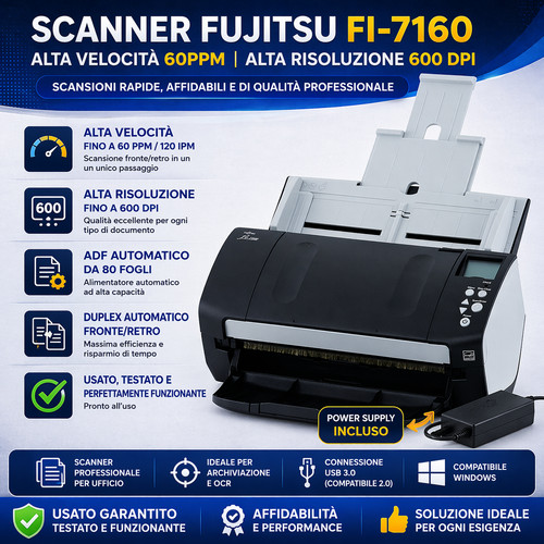 Scanner fujitsu 7160 - ★, fi-7160
