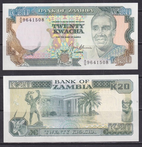 Zambia 1991 banconota 20 - -,