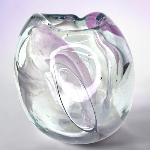 Vaso vetro arte astratta - in,
