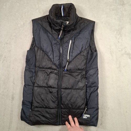 Superdry gilet mens black - mens, xs