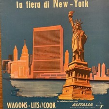 WAGON LITS/COOK - LA FIERA DI NEW YORK -  TOURIST VINTAGE BROCHURE 1964