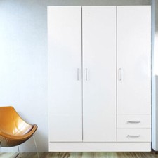 Armadio guardaroba bianco 3