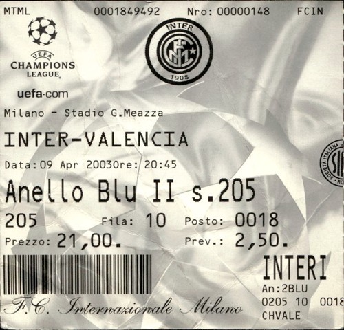 Biglietto stadio - , #