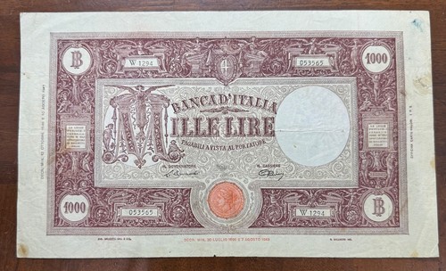 Repubblica italiana 1000 - italiana,
