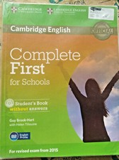 COMPLETE FIRST FOR SCHOOLS