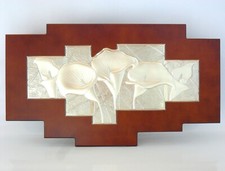 QUADRO ARGENTO cm22x48 LEGNO