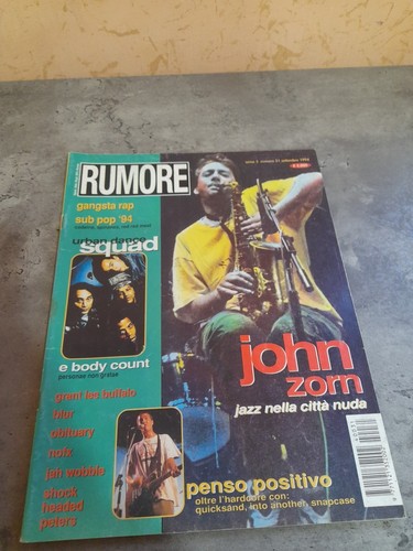 Rumore rivista musicale - rivista,