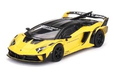 LAMBORGHINI Aventator GT Evo - LB Silhouette Works - - Giallo - Mini GT 1:64