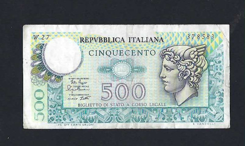 Biglietto stato 500 lire - 500,