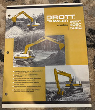 Brochure escavatore Drott 35EC 40EC 50EC MIL25