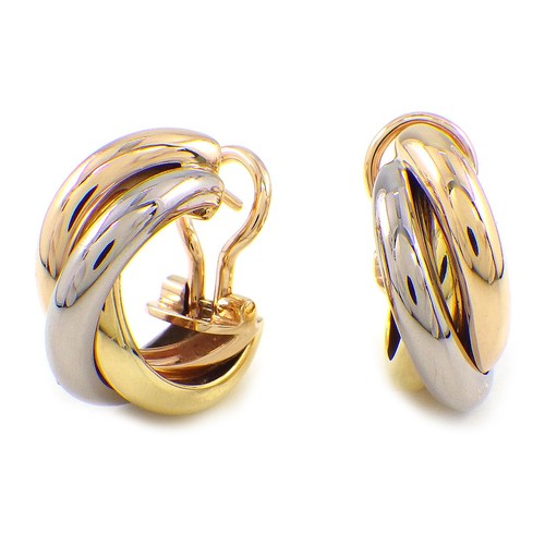 Orecchini cartier traforati - orecchini,
