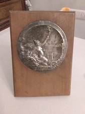 AVSPICE MEDIOLANO  ENRICO COLOMBO  1907 INCISIONE SU METALLO 15 CM DIAMETRO