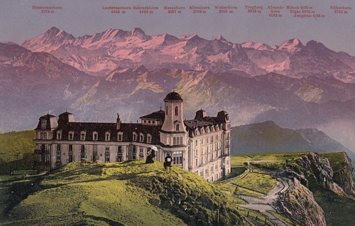 Cartolina rigi kulm - cartolina, rigi-kulm