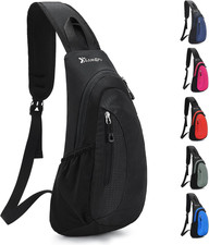 Zaino Monospalla Uomo Impermeabile Borsa Monospalla Antifurto Cinturino Singolo 