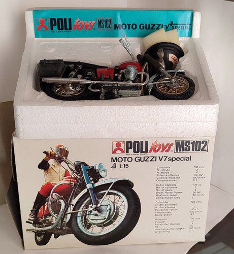 Politoys moto guzzi special - guzzi, v7
