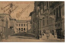 CARTOLINA LOMBARDIA MILANO VIA BELLINI ISTITUO PEDAGOGICO FORENZE MF29540