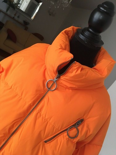Piumino arancio benetton - piumino,