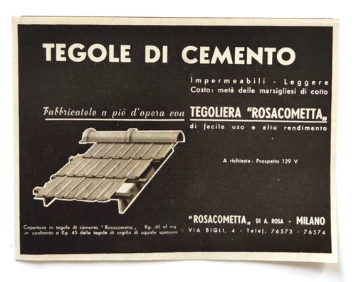 Pubblicita rosacometta - pubblicita',
