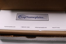 NapNameplates carta stampabile 8" x 2" P714-82