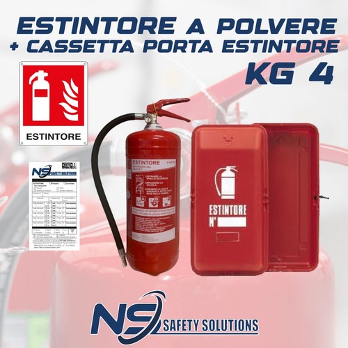 Estintore polvere kg con - 4,