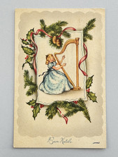 BUON NATALE VECCHIA CARTOLINA