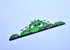 STICKER - ADESIVO SPECULARE VINTAGE MOSTRO 90s - FONDO TRASPARENTE