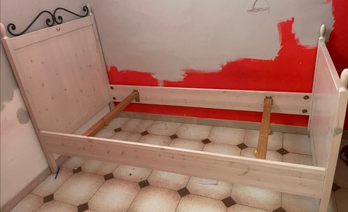 Struttura letto singolo - singolo,