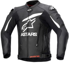 Alpinestars GP Plus V4 giacca di pelle uomo nero/bianco
