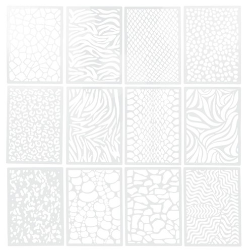 Pcs stencil per - pcs, pittura